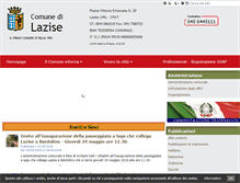 Tablet Screenshot of comune.lazise.vr.it